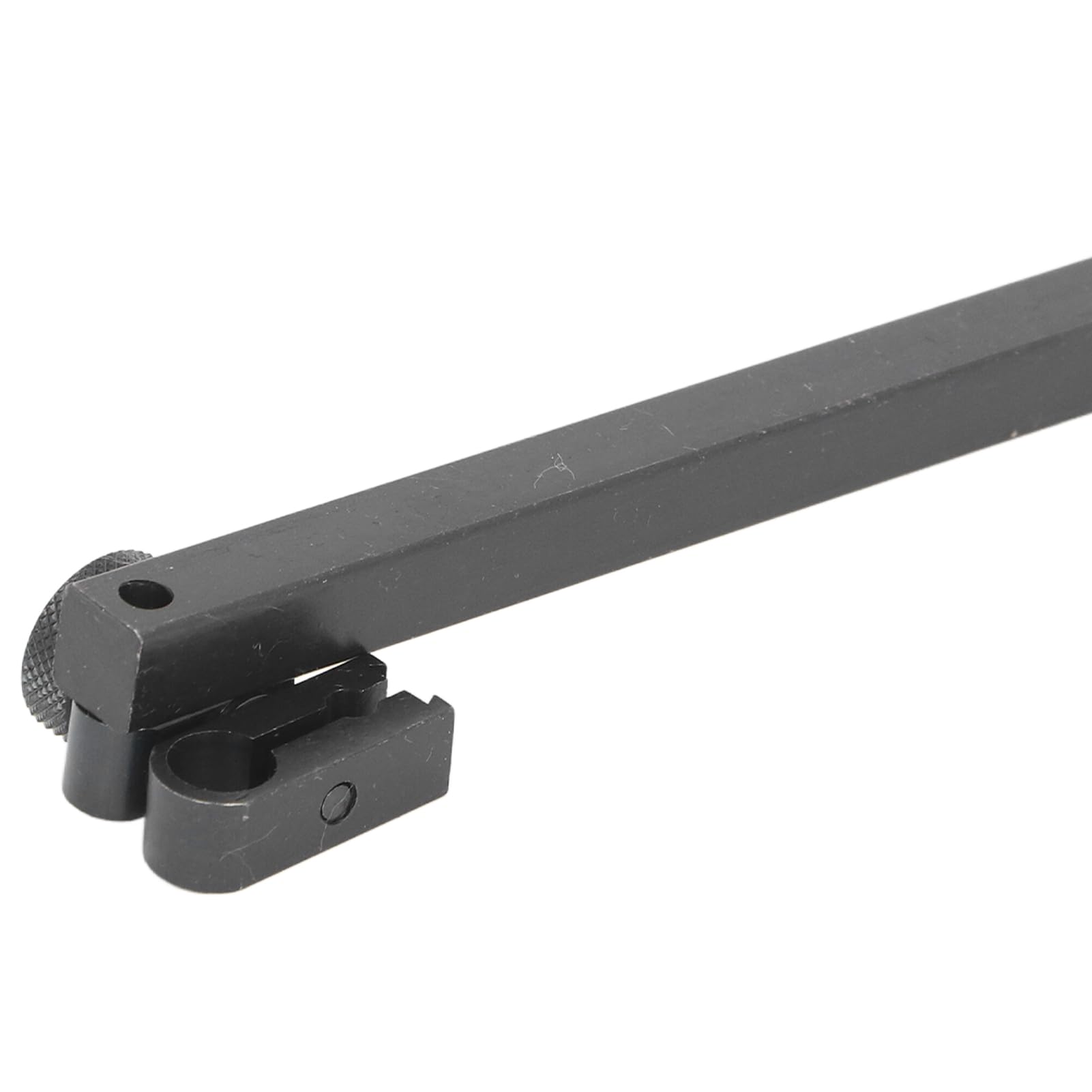 Dial Test Indicator Holder Bar, Aluminum Alloy Material, Strength and Portable, 9 x 9 x 150mm Size, with Sleeve Rotate Clamp for Precise Measurements