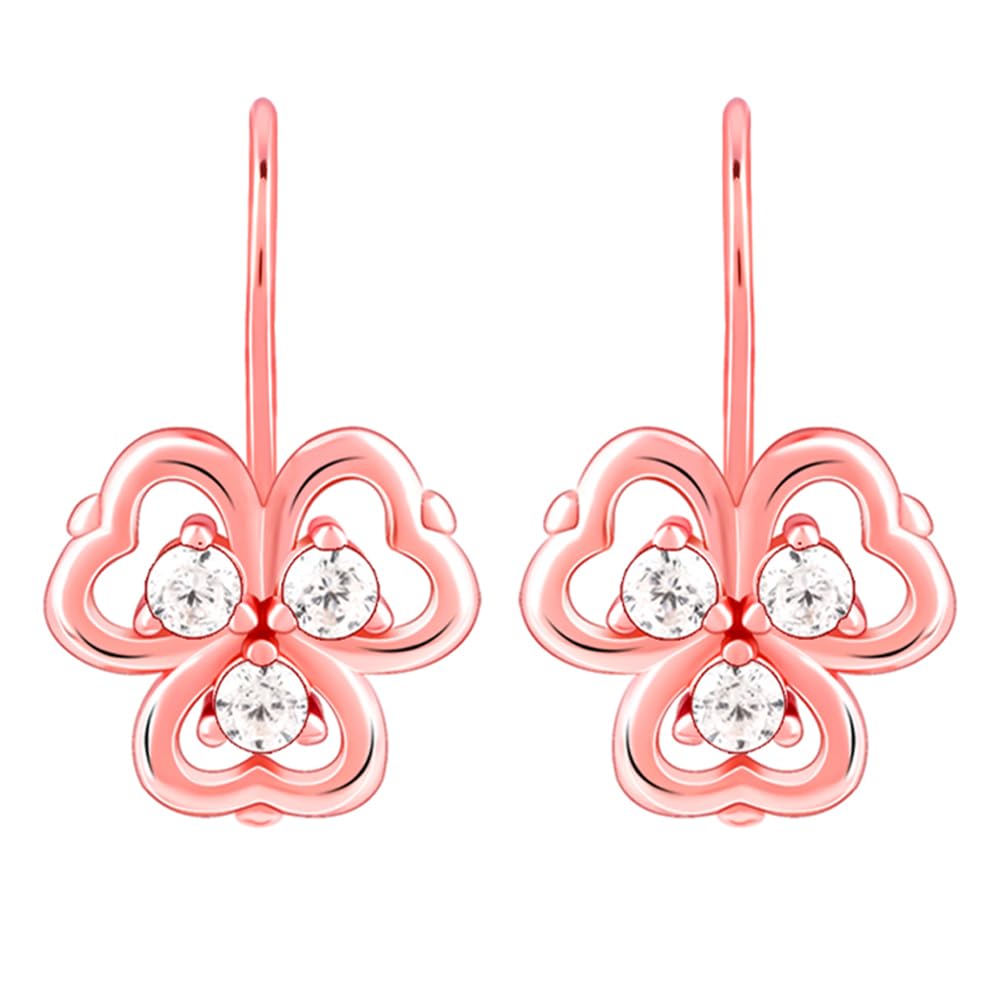 GIVA 925 Silver Anushka Sharma Rose Gold Three Leaf Clover Earrings | Gifts for Girlfriend, Gifts for Women & Girls| With Certificate of Authenticity and 925 Stamp | 6 Month Warranty* (B0BBW7TPM5) Amazon Price History, Amazon Price Tracker