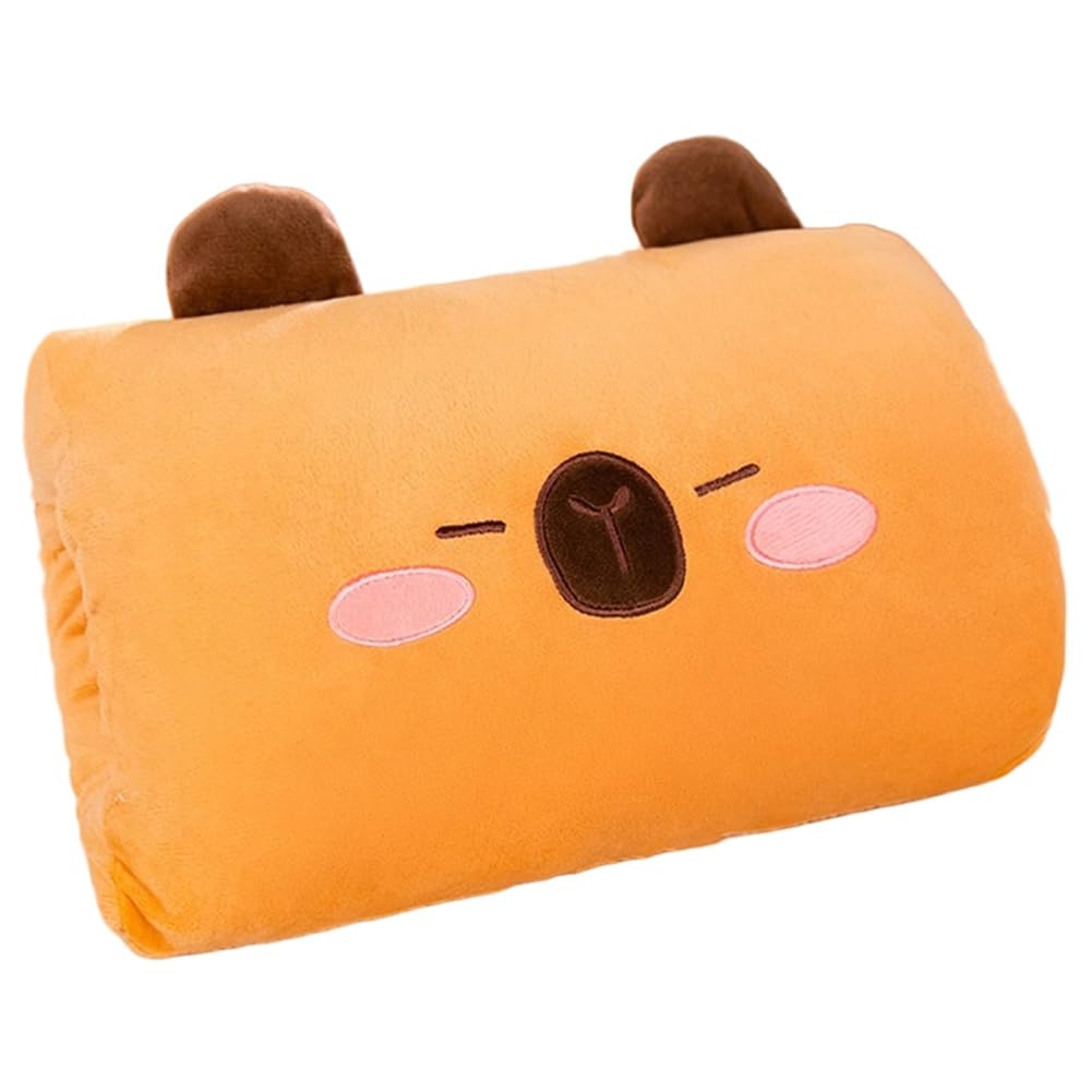 Hndhbfgrt Animal Cartoon Hand Warmer Pillow-Non-Electrical Travel Essential for Kids, Cozy Design