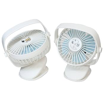 ピーナッツ　扇風機 Amazon.co.jp: スヌーピー[携帯用扇風機]ダブルハンディファン