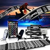 OPT7 10pc Aura Snowmobile Body Glow LED Lighting Kit | Multi-Color Accent Neon Strips w/Switch