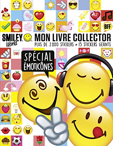 Smiley - Mon livre collector - Spécial Emoticônes - Avec plus de 2 800 stickers - Dès 6 ans