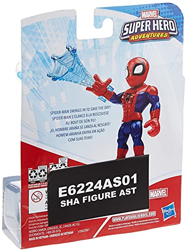 Playskool Heroes Marvel Super Hero Adventures Collectible 5-Inch Spider-Man Action Figure With Web Accessory, Toys For Kids Ages 3 And Up #TOP3