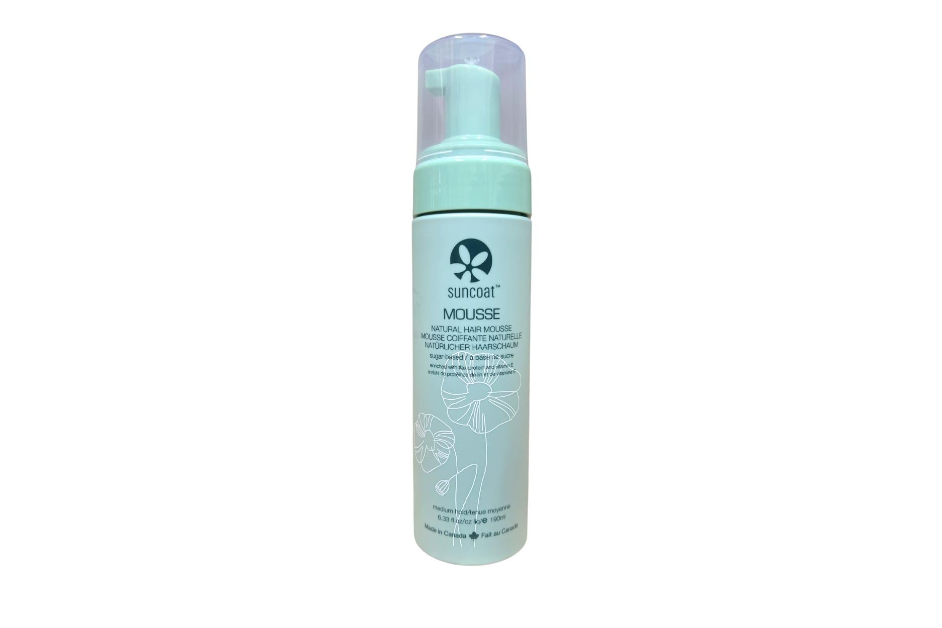 썬코트 내추럴 헤어 폼 미디엄 홀드 190ML