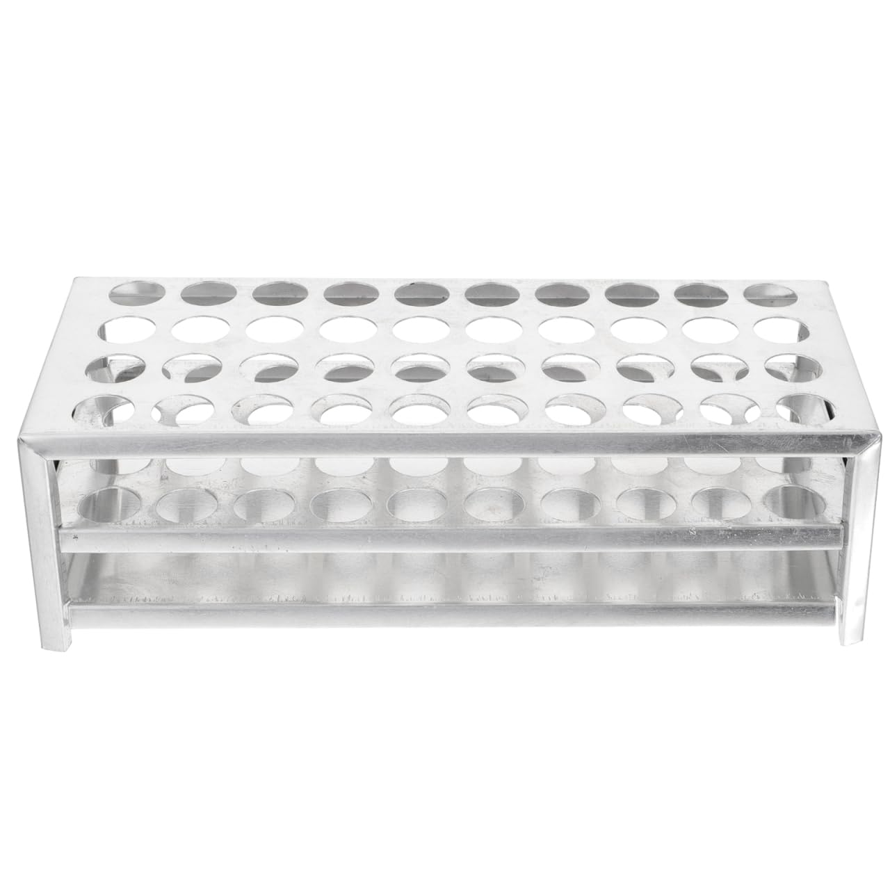 Support de tubes à essai Baluue anti-basculement en aluminium pour sécuriser vos échantillons