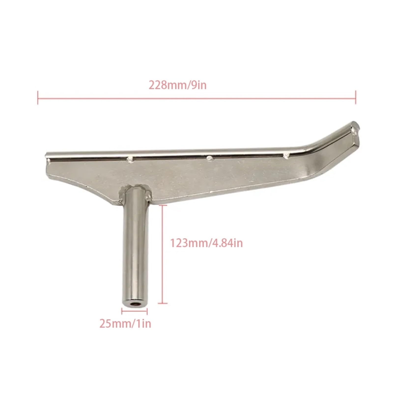 Poggiautensile per tornio per Legno, 208mm Woodworking DIY Lathe Wood Turning Steel Tool Holder Column Length 123mm, Utensili per Tornitura del Legno E Accessori (Size : Column Diameter 25mm)
