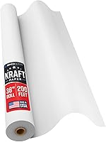 Vista 24 de Bryco Goods (Paquete de 2) Rollos de Papel Kraft Marrón para Embalaje - 18" x 100' (1200") - Suministros de Mudanza, Envoltura de Regalos, Artes