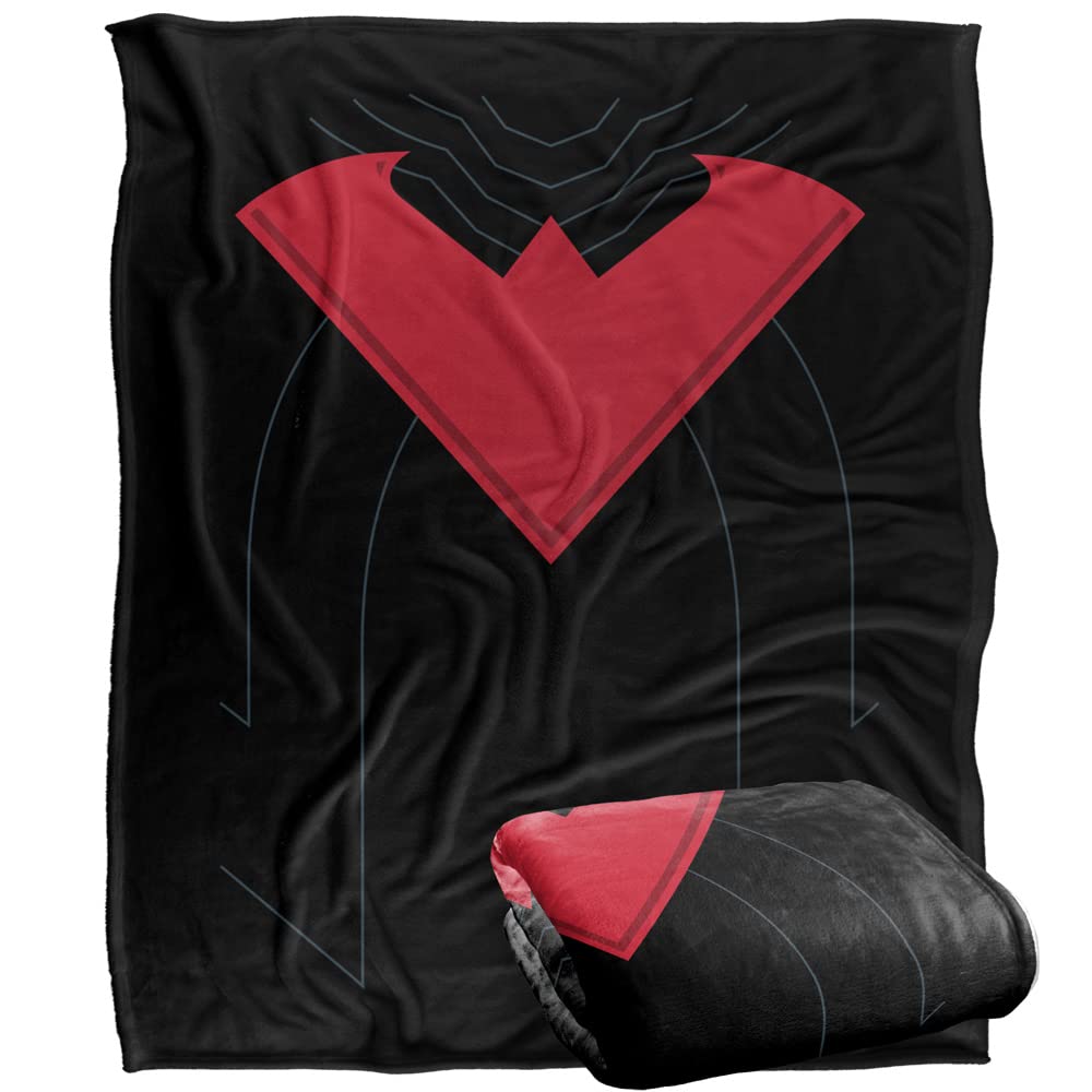 BATMAN Nightwing 52 Officially Licensed Silky Touch Super Soft Throw Blanket 152 x 127 cm