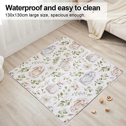 SALALIS Baby Splat Mat for Under High Chair Multifunctional Waterproof Skidproof Playtime Mats for Kids Floors or Tables - Image 3