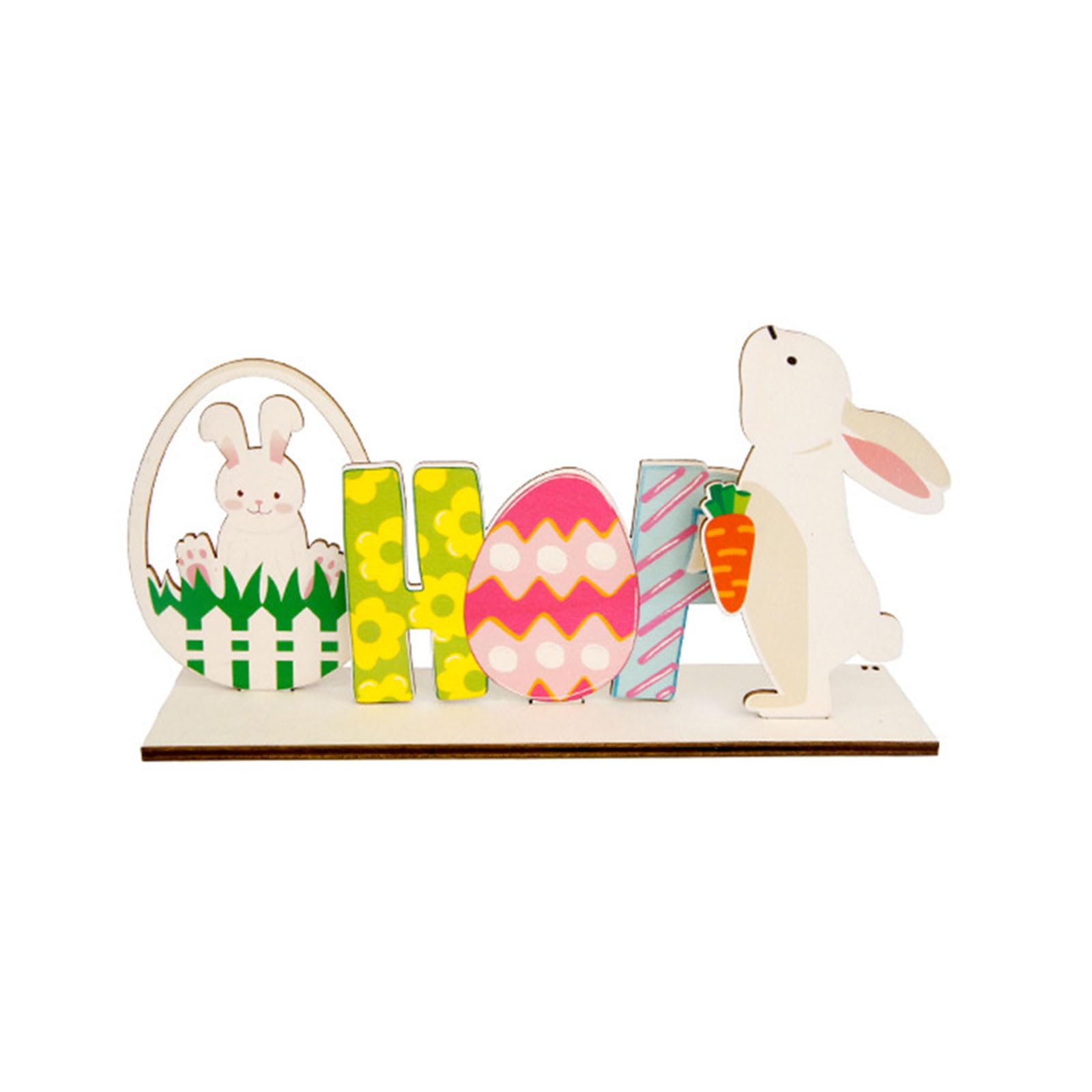 Hsioluted Easter Eggs Decoration 3D Figurine Desktop Ornament Table Shelf Placement Decor for Easter Celebrations Accessories for Themed Parties