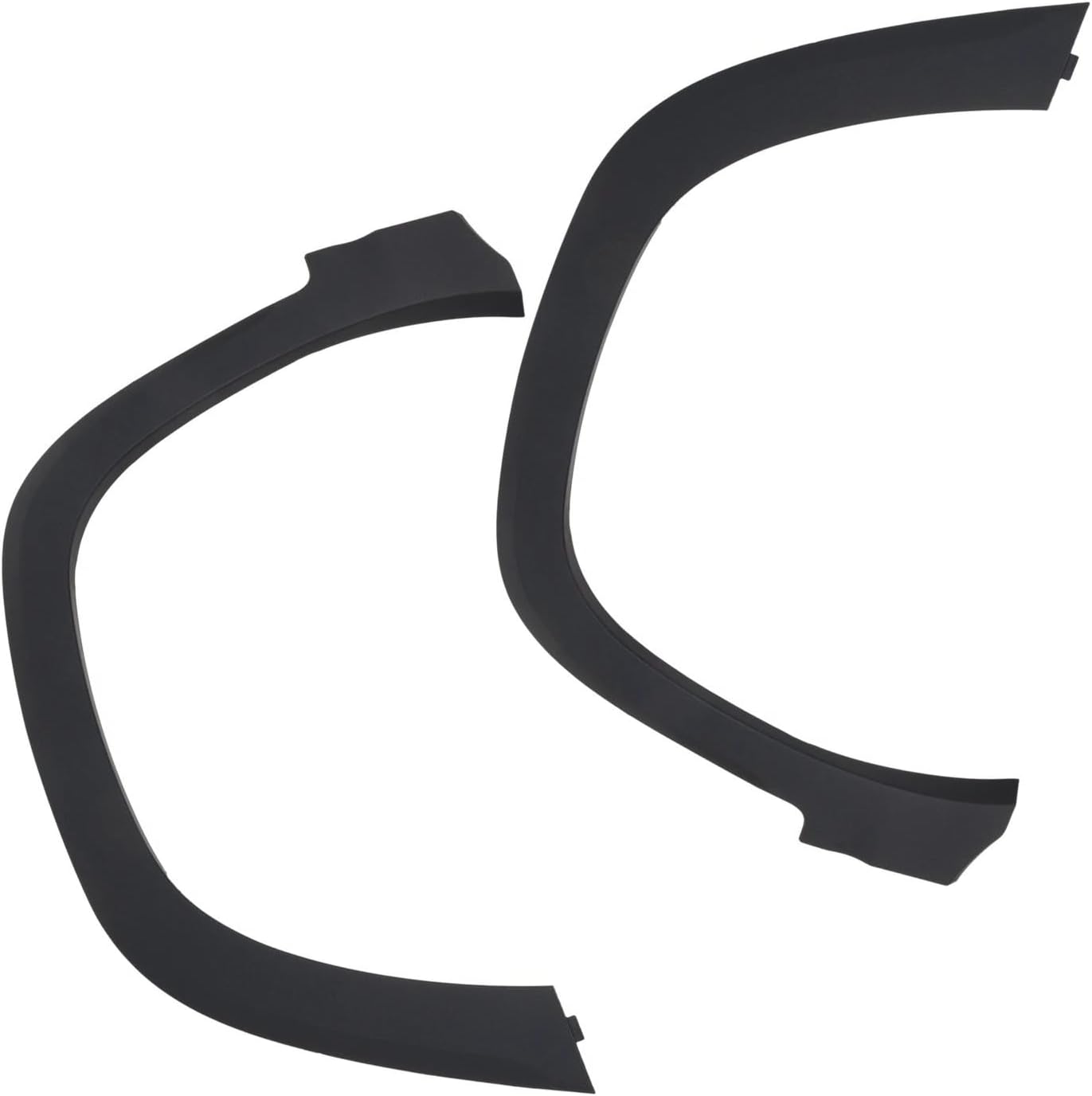 Front Fender Flares Moulding Trim Wheel Opening Molding Set of 2 Replacement for GMC Terrain 2018 2019 2020 2021 2022 2023 1.5L l4 Textured Black Plastic