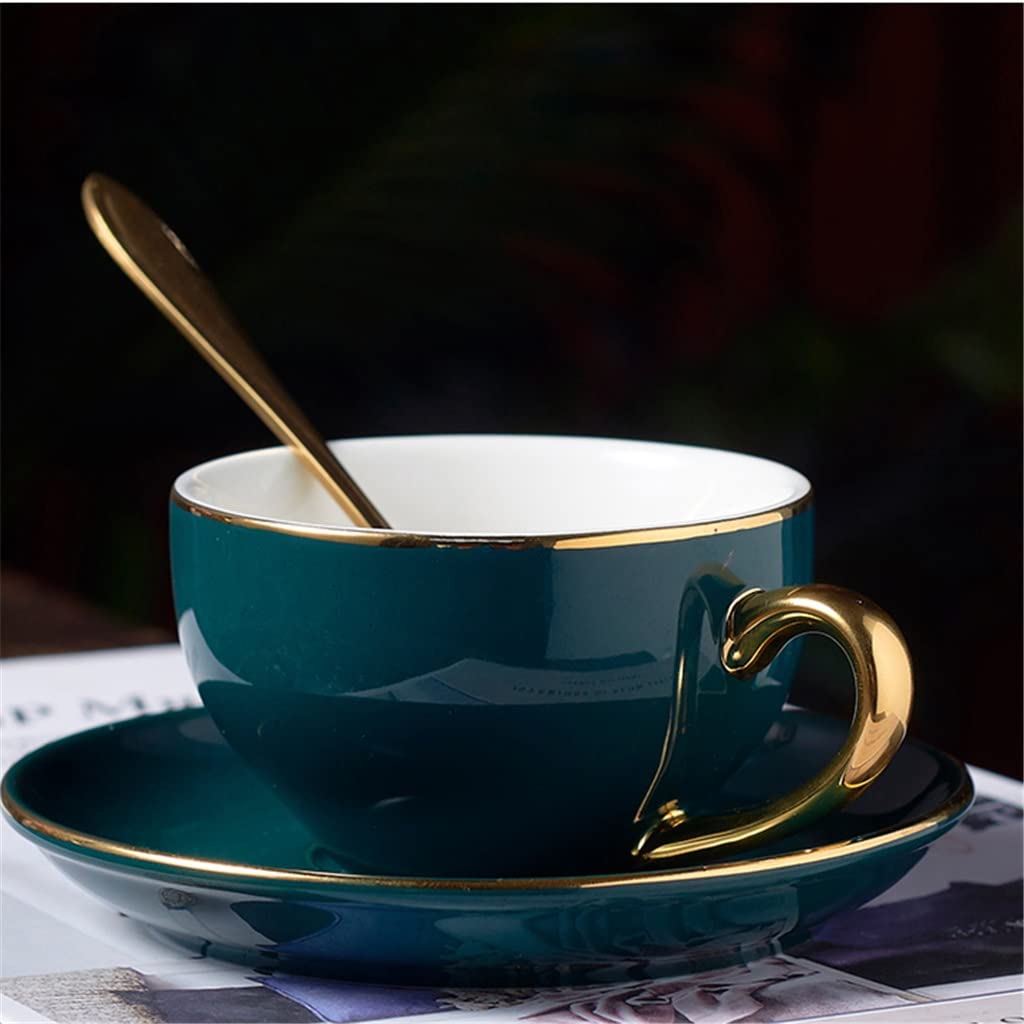 Wykwintny kubek nordycki ceramiczny zestaw do herbaty porcelanowy zapachowy dzbanek do herbaty z sitkiem do kandlera kwiatowy zestaw czajniczek kubek do kawy herbata/zielony/jak pokazano