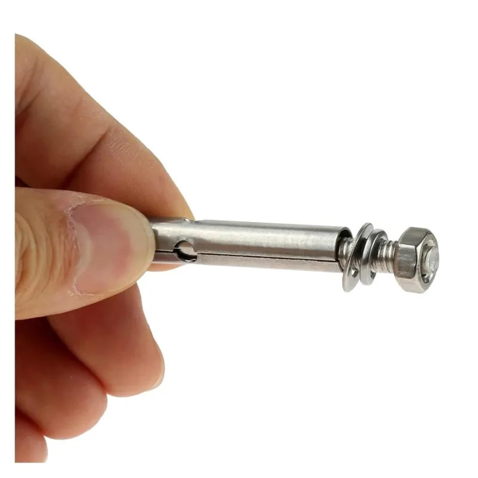 Fisher Tasselli Bulloni ad espansione in acciaio inossidabile M6 M8 M10 M12 Vite con dado esagonale esterno Elementi di fissaggio Bullone metallico for calcestruzzo(Mix,5PCS)