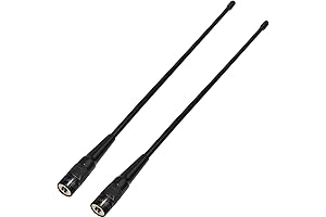 GMRS Antenna SMA-Male 15-Inch Soft Whip for BaoFeng UV-5X UV-5G Radios