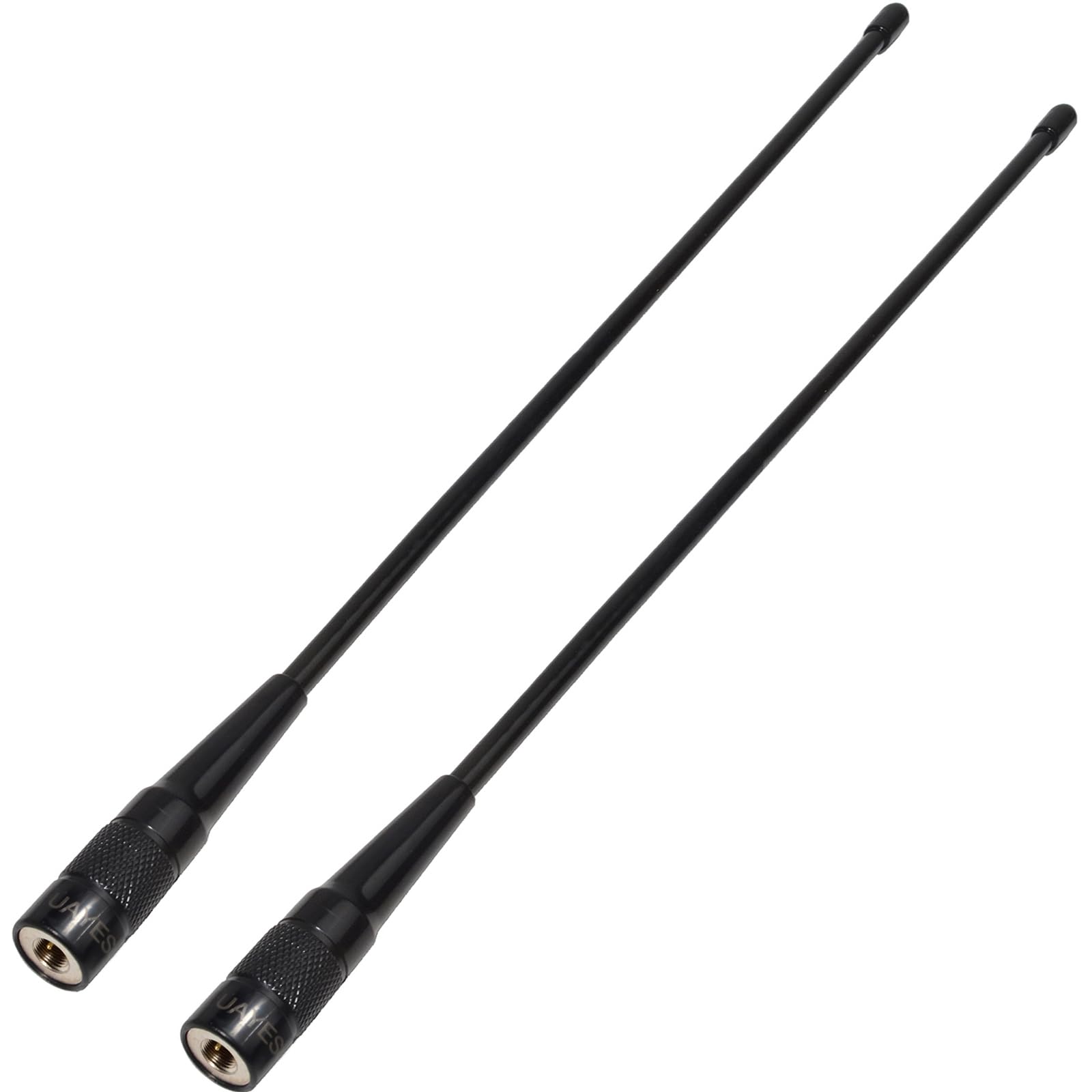 UAYESOK GMRS Antenna (462-467 MHZ) SMA-Male 15-Inch Soft Whip Upgrade for BaoFeng UV-5X UV-5G Radioddity GM-30 Retevis RB27 TIDRADIO GM-5R GMRS Handheld Radios (2 Pack)