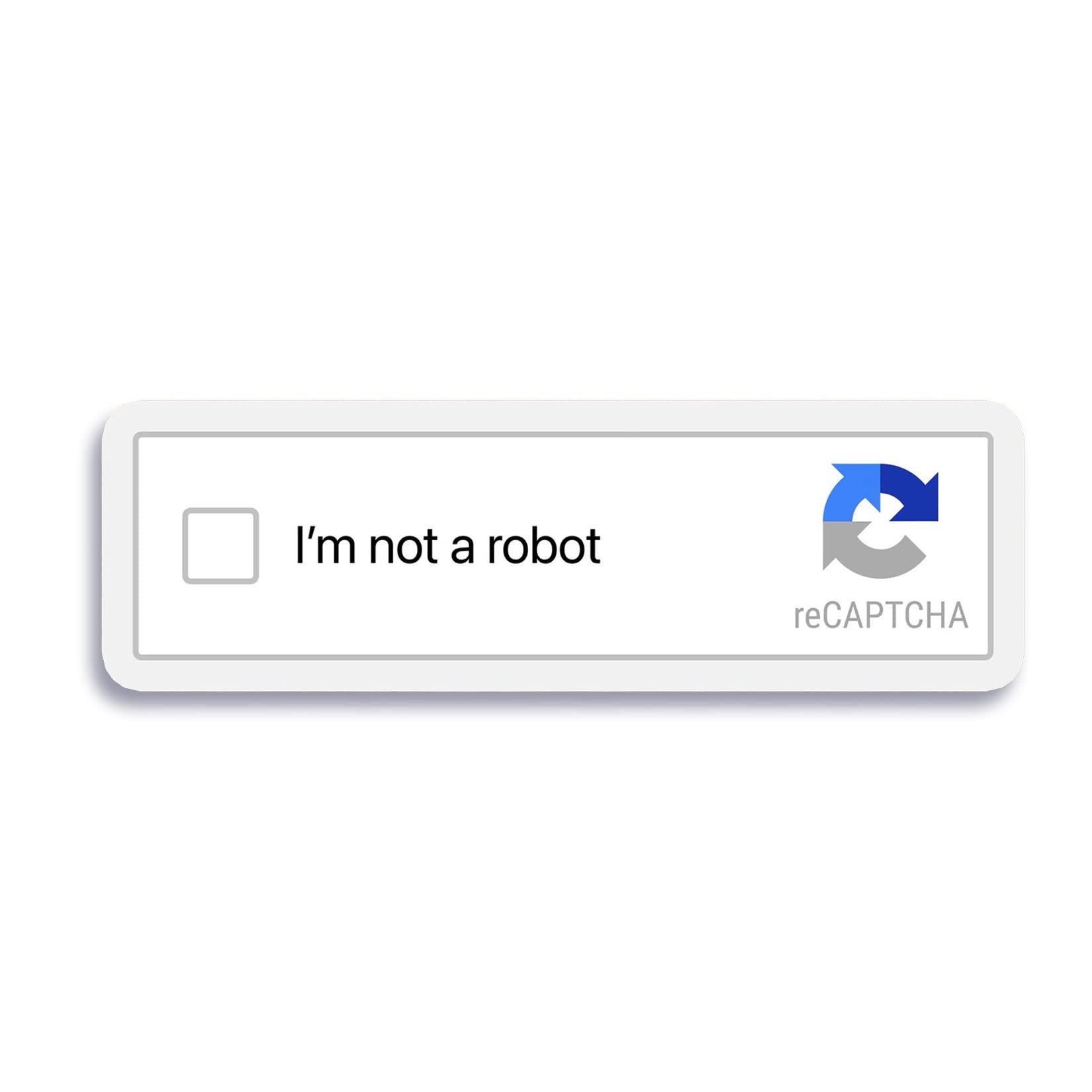 Bargain Max Decals I Am Not A Robot Sticker Notebook Car Laptop 5.5"x2" (Color)