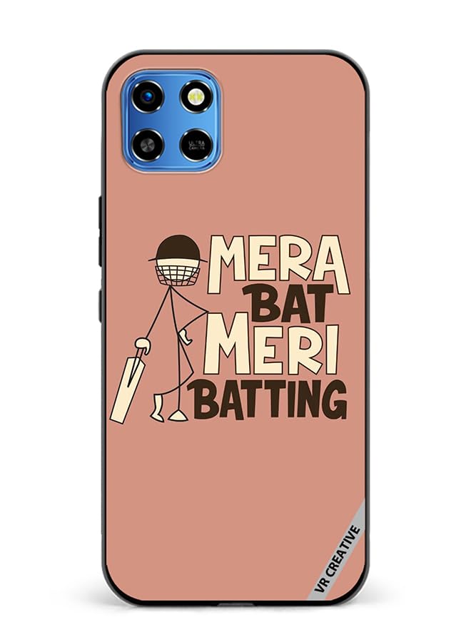 VR CreativeProtective Case Cover For Infinix Smart 6 HD Mera Bat Meri Batting Design Multicolour
