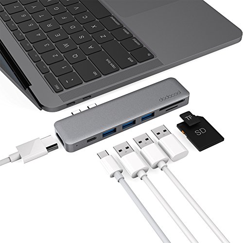 dodocool USB C Hub Adapter for MacBook Pro 2017/2016 with 4K HDMI,Thunderbolt 3