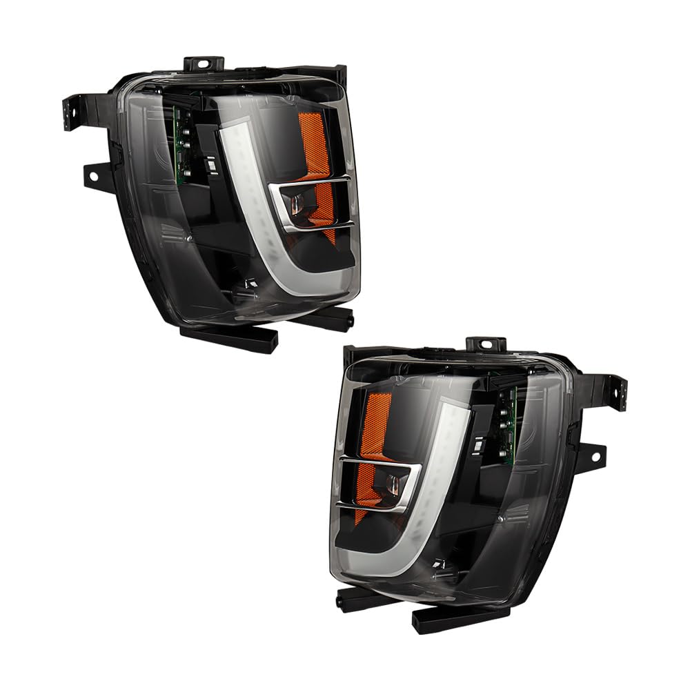 Anzios Fits for 2016-2020 Tesla Model X Front Left and Right Fog Light 75D 100D P100D 90D P90D Long Range Plaid Mayor Sport Utility 103432700C 103432600C