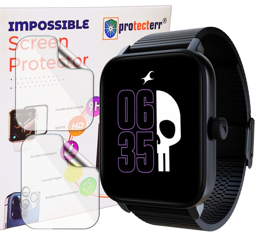 Image of 2-Pack| Screen Protector /Guard for Fastrack Phantom 1.85 inch Smartwatch -Not A Tempered Glass
