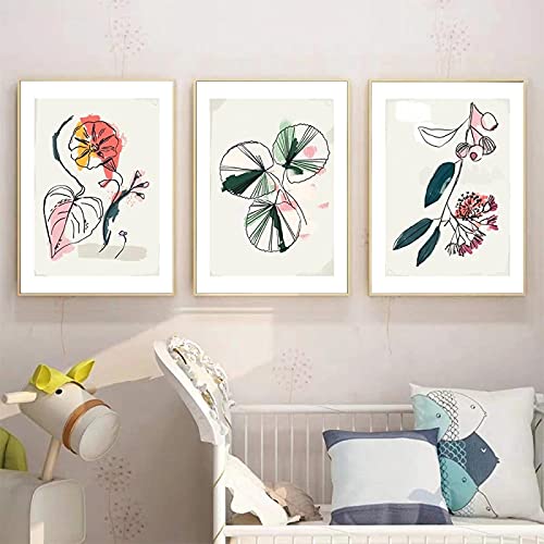 Toile lily morning glory abstraite : redonnez de la luminosité et du style à un salon terne