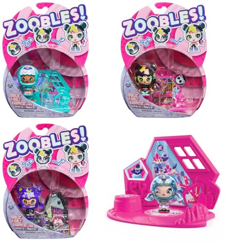 Spin Master Zoobles!: Z-Girlz & Happitat - Luvlee Figure (1-Pack) (20134938), 6061365
