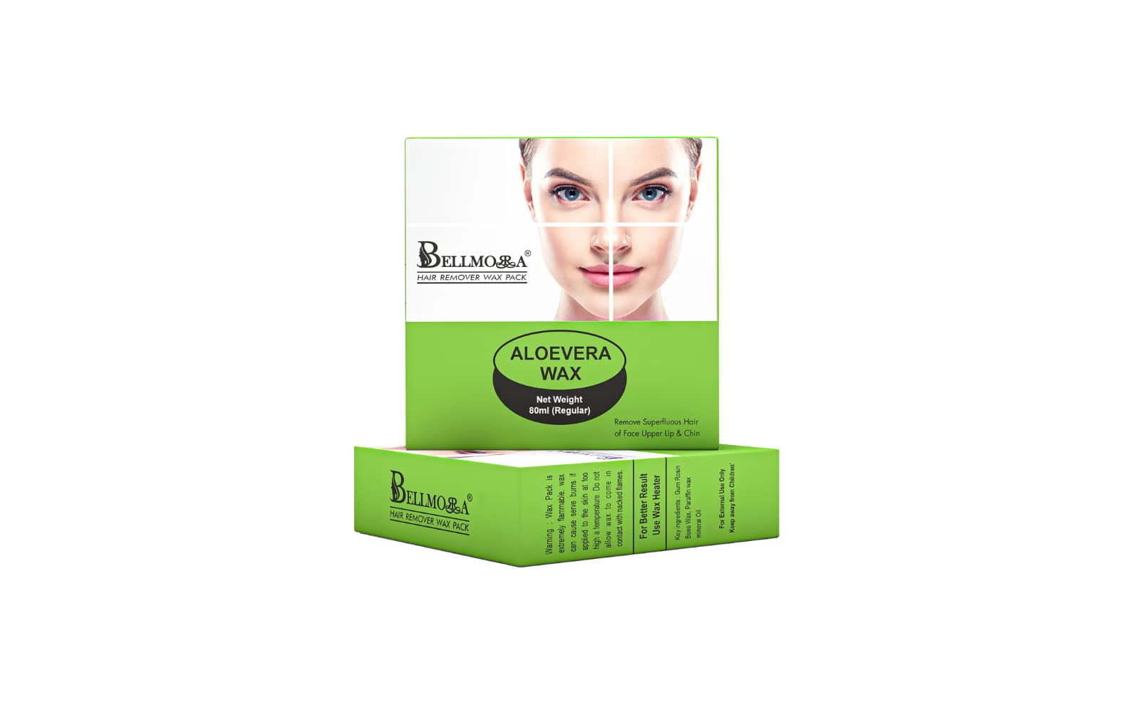 Bellmorra 80 Gram Aloevera Wax | Each Peel-Off Katori Wax | For Upper Lip, Facial Hair, Eyebrow (B0BQM5FW2G) Amazon Price History, Amazon Price Tracker
