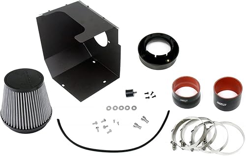 Miniatura 5 de Kit de admisión de aire pulido con escudo térmico Cool Ram compatible con Chevrolet Silverado 2500HD 3500HD 3500HD 2500HD 3500HD 6.6L V8 Duramax