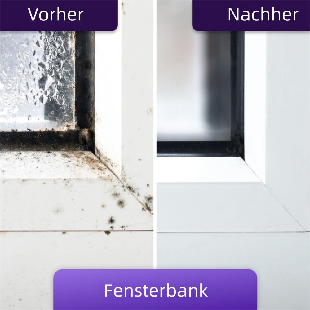 nuro clean Leistungsstarkes Haushaltsreinigungsgel - Schimmel, Kalk & Flecken entfernen, Geruch entfernen, für Fliesenfugen Bad & Küche