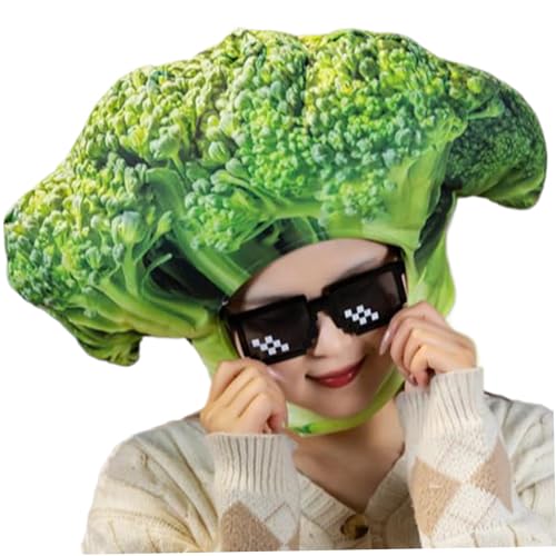Sombreros para adultos en forma de frutas peluchadas para disfraz rápido