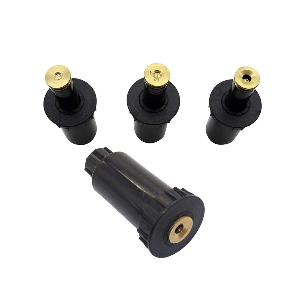 Kit Tubo Flessibile dell'irrinkler pianta 1/2" Regolabile in plastica Pop up Sprinkler 90-360 Gradi irrigazione del Prato Forniture da Giardino Prato innaffiatura di Raffreddamento 10 Pezzi
