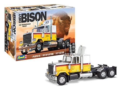 Revell 17471 '78 Chevy Bison 1:32 Scale 70-Piece Skill Level 4 Model Truck Building Kit, Clear,White