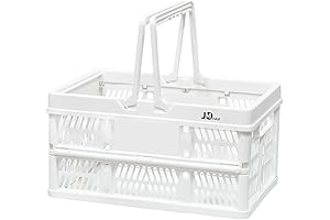 Folding Picnic Basket White