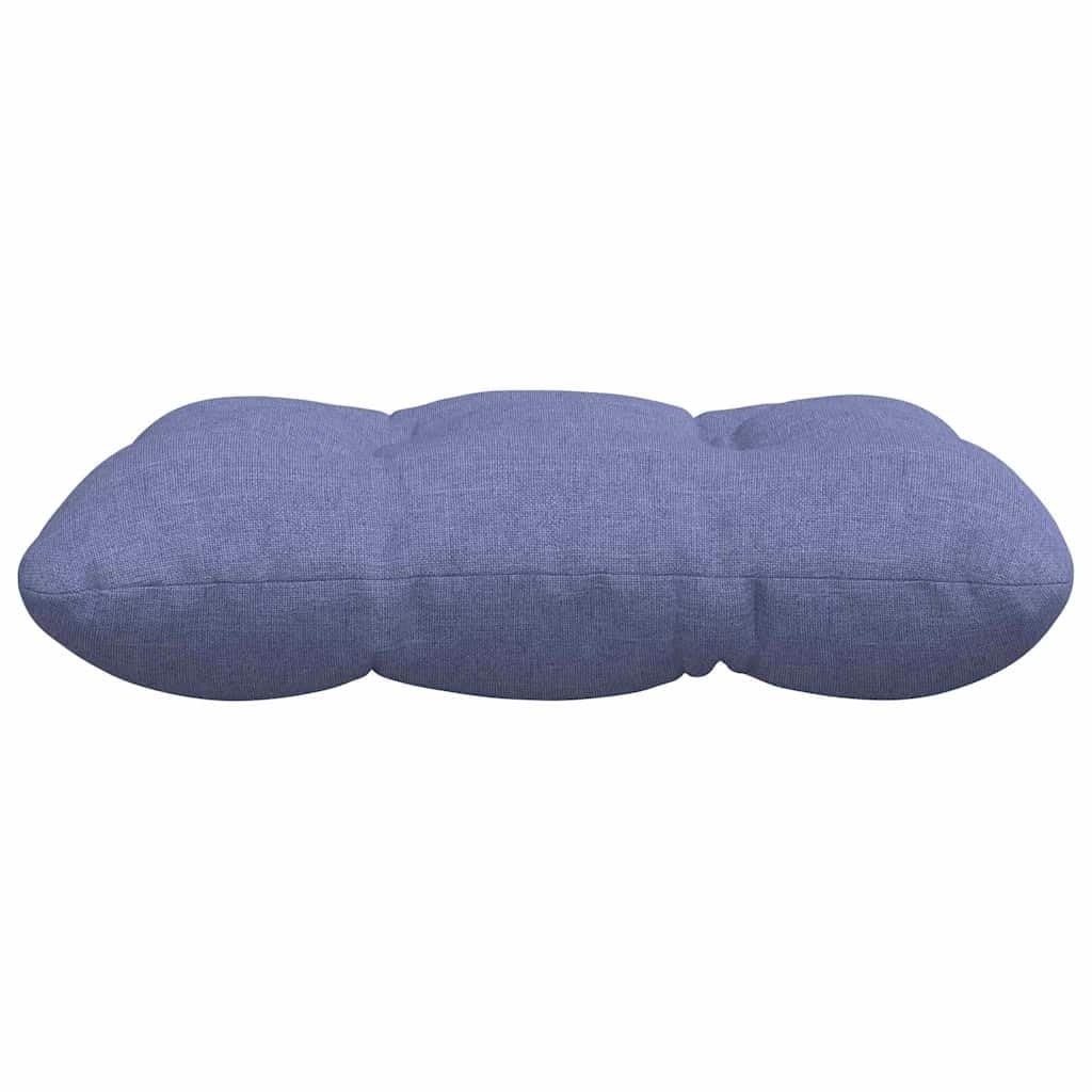 Cuscino per sedia, 4 pezzi, blu jeans, 40 x 40 x 12 cm, in tessuto morbido, imbottito, per divano, sedia, panca, con rivestimento interno sfoderabile, durevole e confortevole, per soggiorno