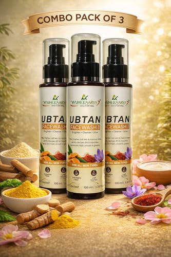 Image of Herbal Ubtan Face Wash for Deep Cleansing - Pack of 3