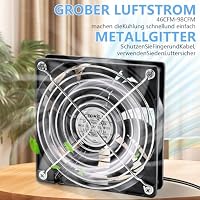 Silkwish 120mm Gehäuselüfter 12V PC Lüfter mit Geschwindigkeit – Ansicht 5