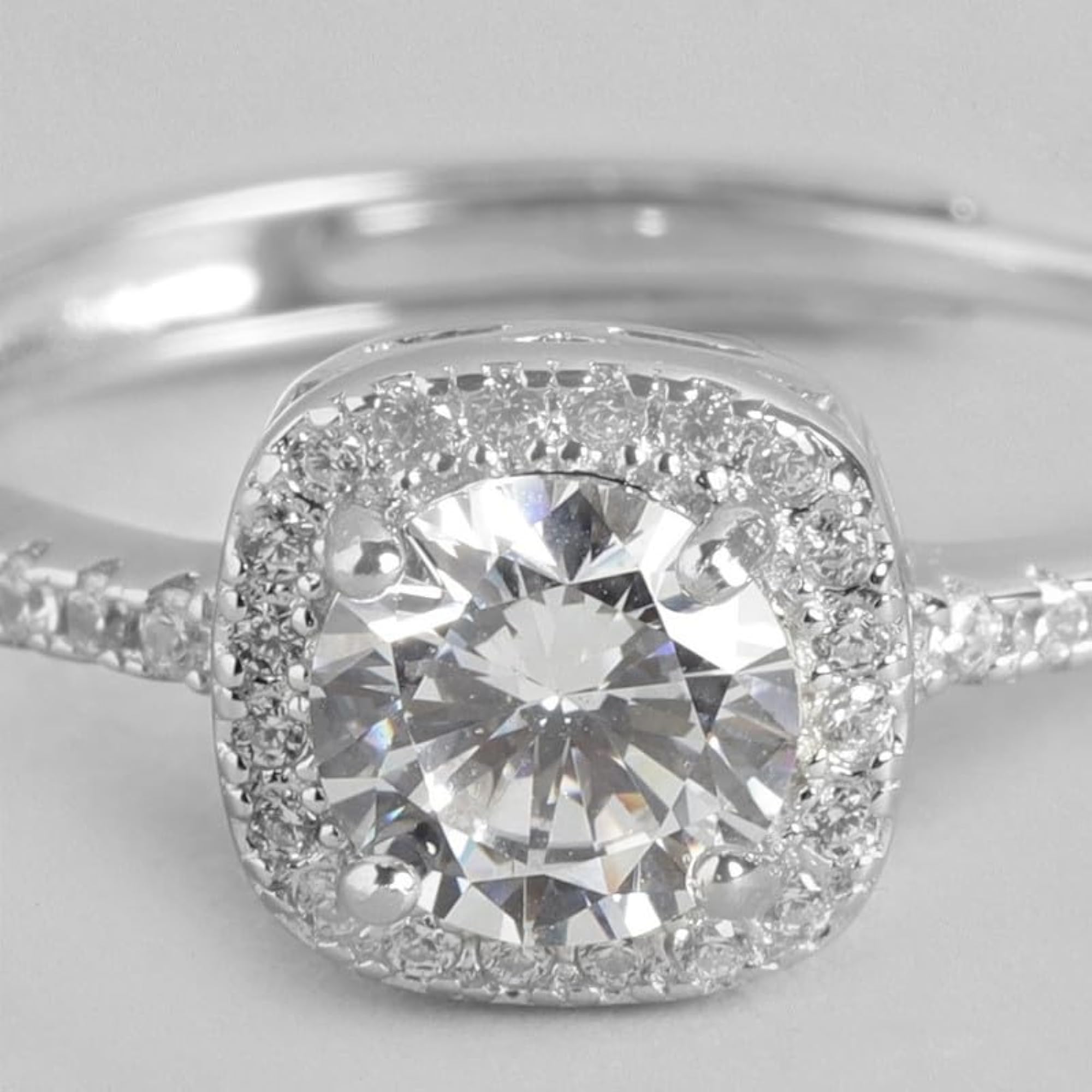 925 Sterling Infinity Rhodium Plated CZ Jewelry Set