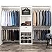 ZOBER Wooden Hangers - 20 Pack, Heavy Duty, Non Slip Wood Hangers for Coats, Jackets, Suits, & Pants - Clothes Hangers for Closet W/ Bar and Notches