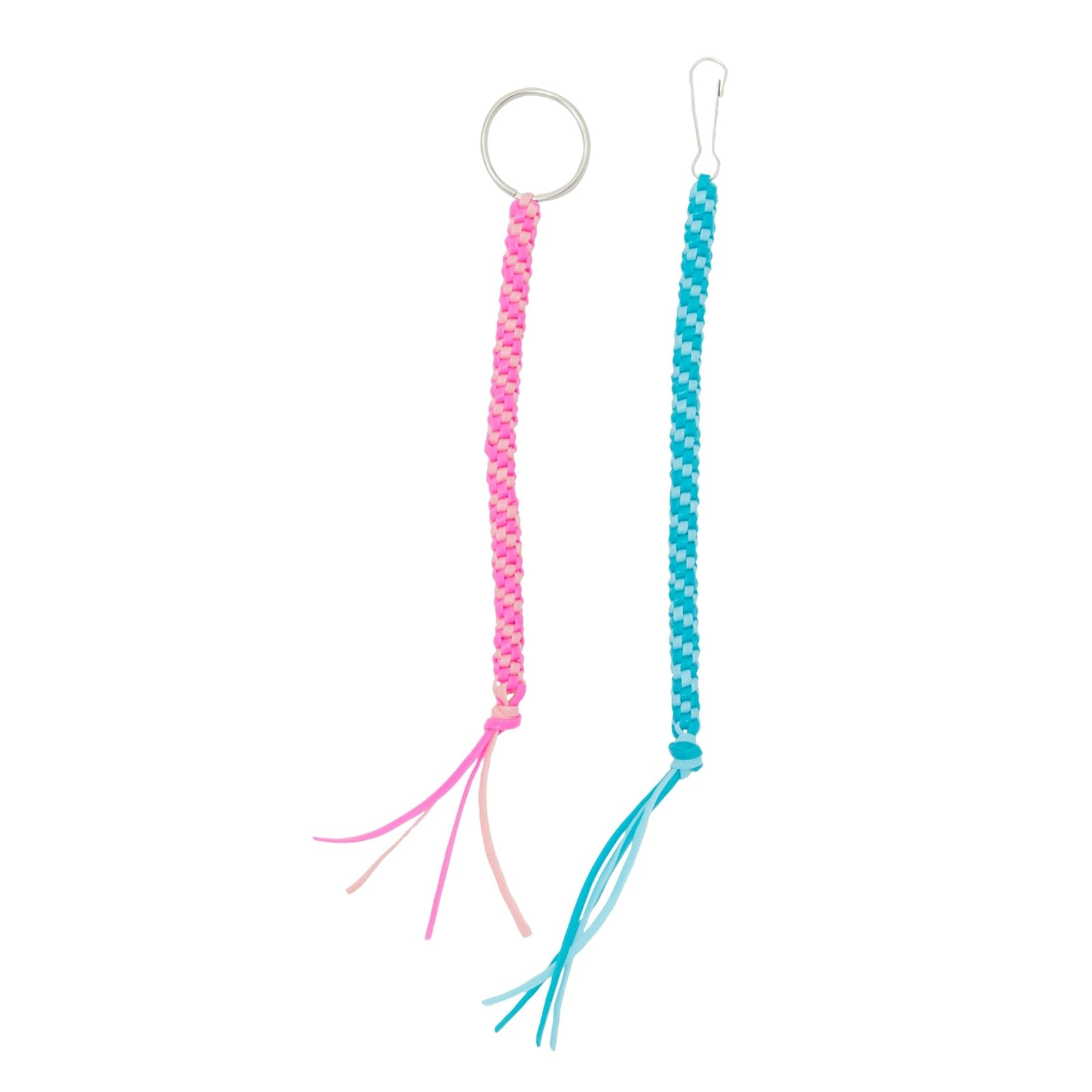 Bright Creations 30 Colors of Gimp Plastic Lace Lanyard Cord for Friendship Bracelets, with Keychain Rings, Snap Hooks, Lobster Clasps (90 Pieces) - Image 3