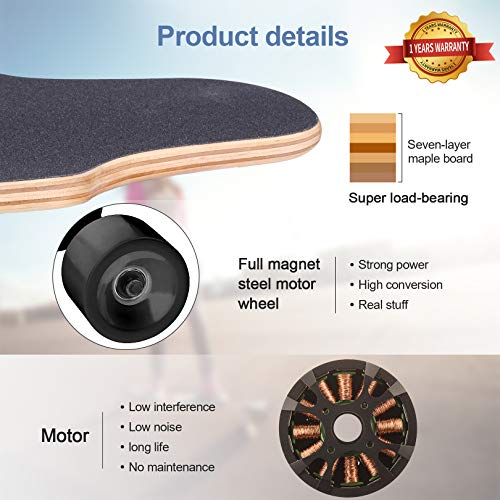Electric Skateboard For Adults With Wireless Remote Skateboard Electric Longboard For Youths #TOP3