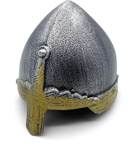 BestSaller 1428 - Casco de caballero infantil (plástico), color plateado y dorado