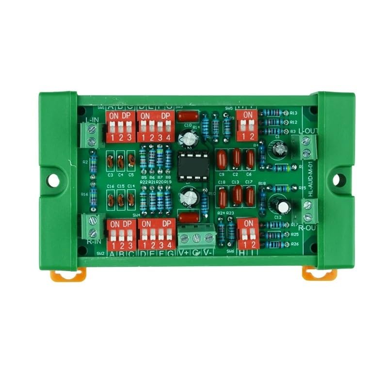 Modulo preamplificatore RIAA for stadio phono stereo, morsettiera preamplificatore(With Case)