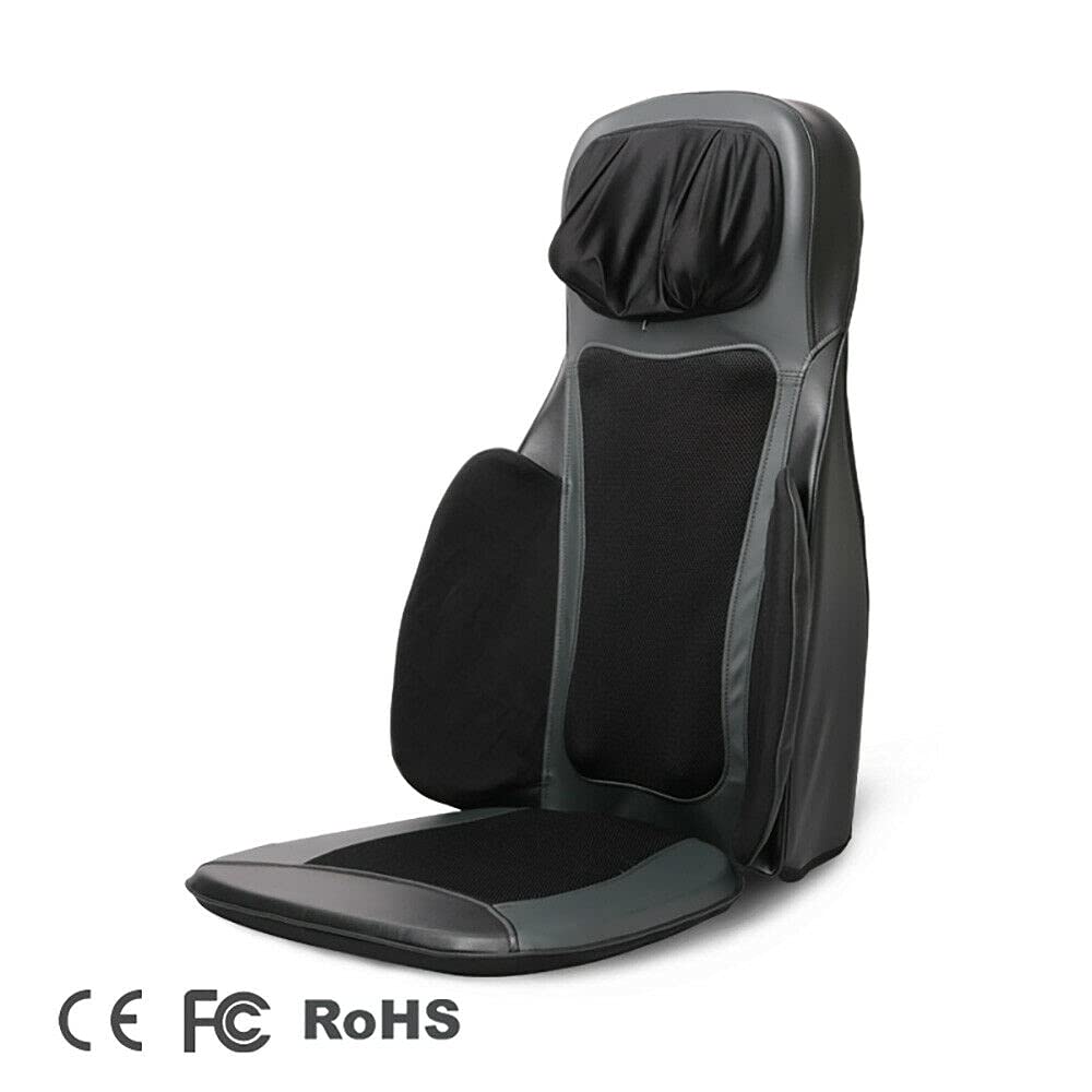 Cojín de masaje Shiatsu (70 W, 60 x 71 cm), color negro