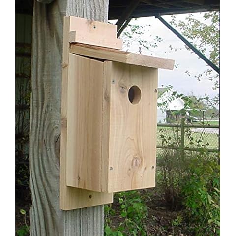 Bird Houses by Mark Cedar Bluebird House Cover