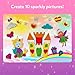Skillmatics Foil Fun - Unicorns & Princesses, No Mess Art for Kids, Craft Kits & Supplies, DIY Creative Activity, Travel Toys, Valentine’s Day Gifts for Ages 4, 5, 6, 7, 8, 9