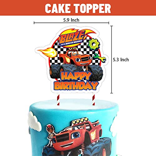 image for Nelton Birthday Party Supplies For Blaze and the Monster Machines Incl