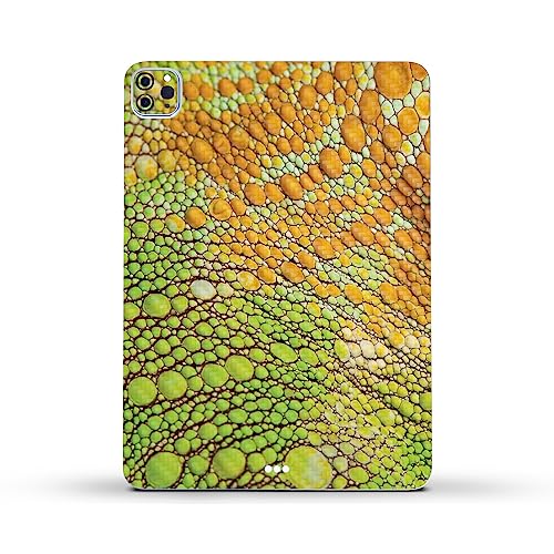 Image of MightySkins Carbon Fiber Skin Compatible with Apple iPad Pro 11 inch M2 4th Gen (2022) Full Wrap Kit - Iguana Skin | Protective, Durable Textured Carbon Fiber Finish | Easy to Apply | Made in The USA