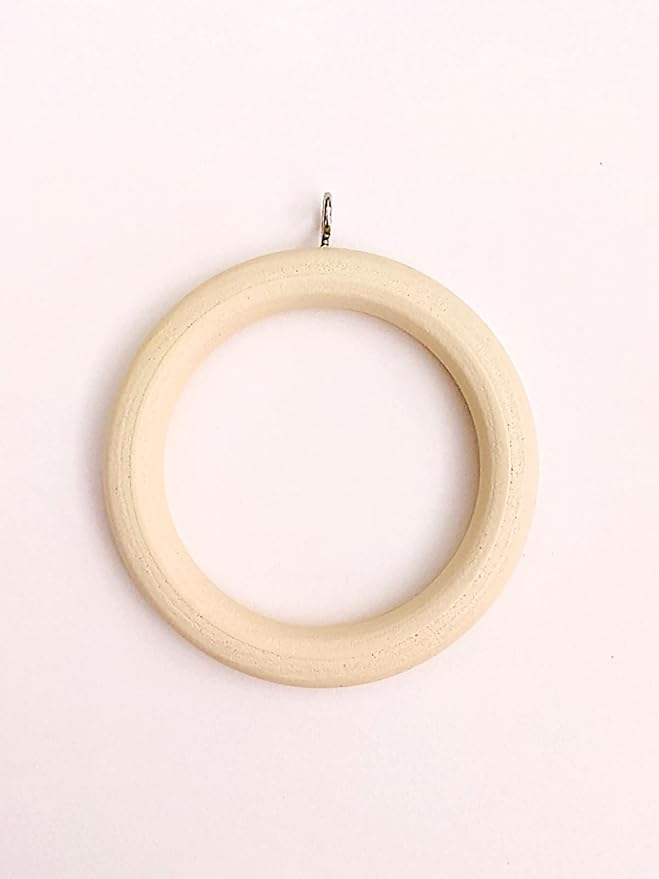 Extra large curtain rings (Cream) Amazon.co.uk Home & Kitchen