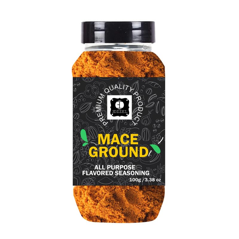 EDZZEL Premium Quality Indian Organic Mace, Ground Plant Based, Vegan, Gluten Free-100 GRAM Box (Set Of 3)