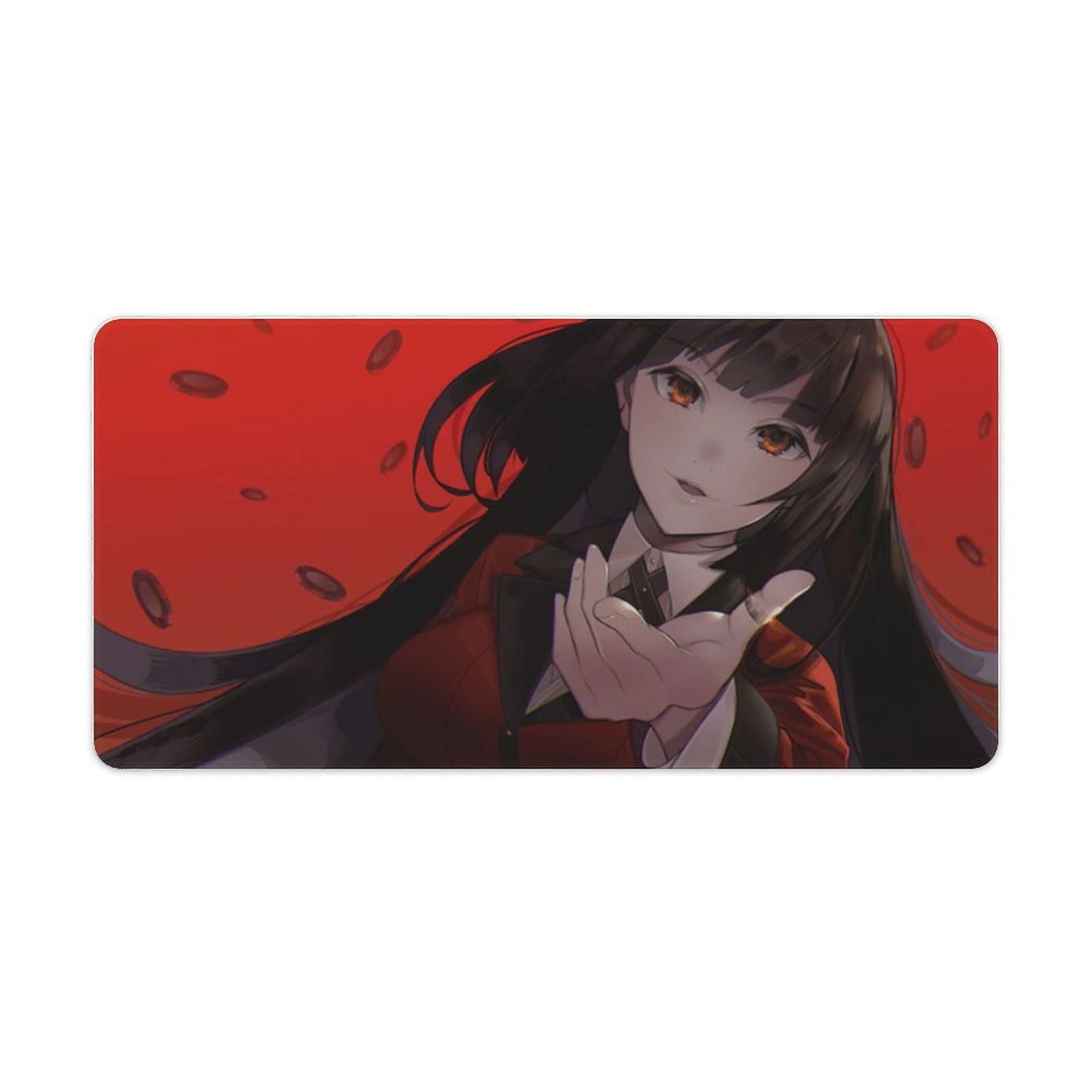 賭ケグルイ 蛇喰夢子 マルチデスクマット 賭ケグルイ くじ B賞 マルチデスクマット 蛇喰夢子 桃喰綺羅莉 桃喰